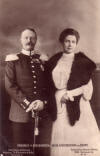 Groherzog Friedrich II.von Baden mit Ehefrau Hilda